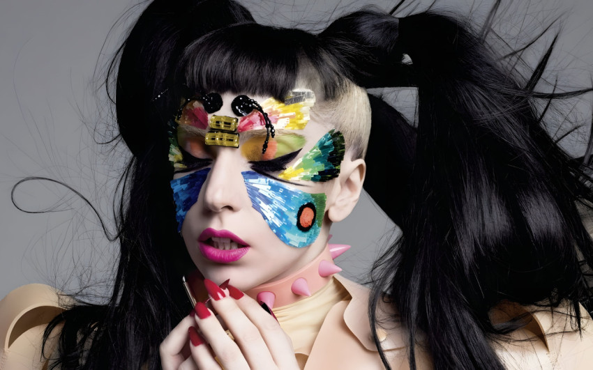 Bright Lady Gaga Desktop Wallpaper Free