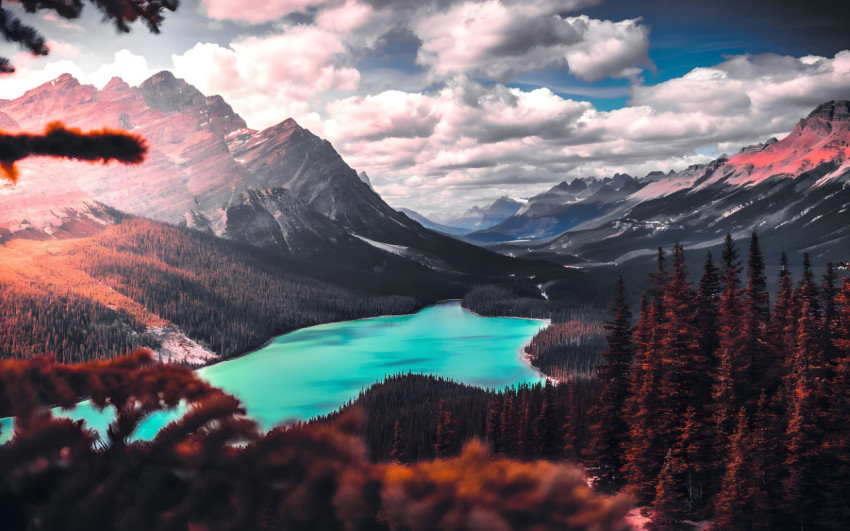 Aesthetic Scene Desktop Background