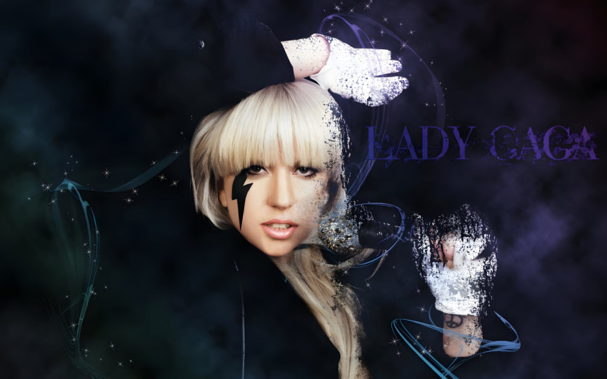 Stylish Lady Gaga Desktop Image Free