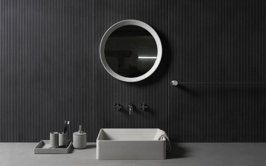 Sleek Bathroom Desktop Wallpaper in Ultra HD