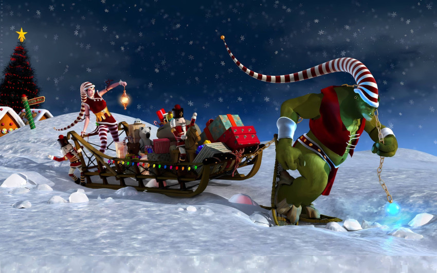 The Grinch Desktop Wallpaper for a Cheerful Christmas