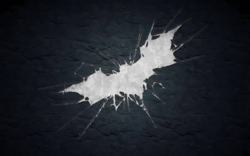 The Batman wall Logo 4k Wallpaper for your device