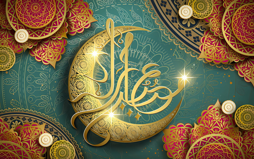 Vibrant Ramadan Celebration Wallpaper
