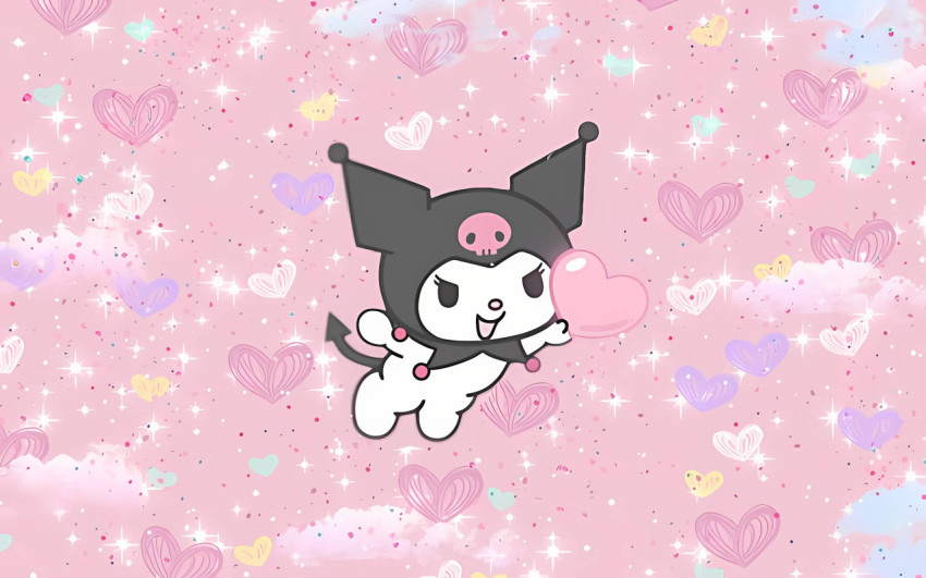 4K Kuromi Desktop Image for Free