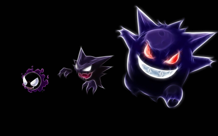 Gengar Desktop Wallpaper Dark & Creepy Designs