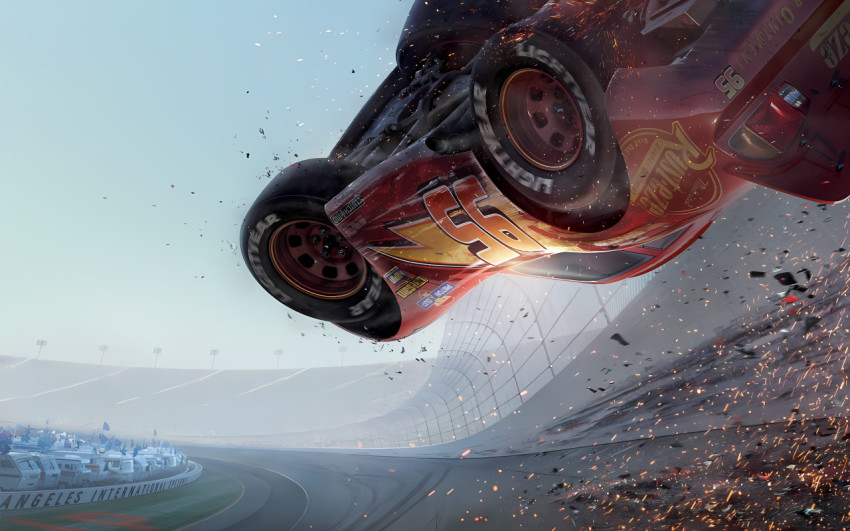 Lightning McQueen Race Computer Photo