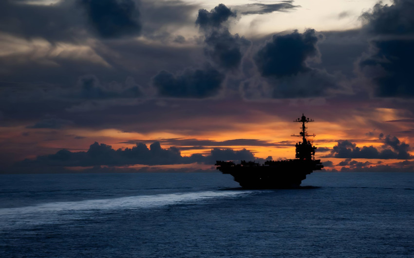 Peaceful Navy Scenery Wallpaper for Your Computer 4K