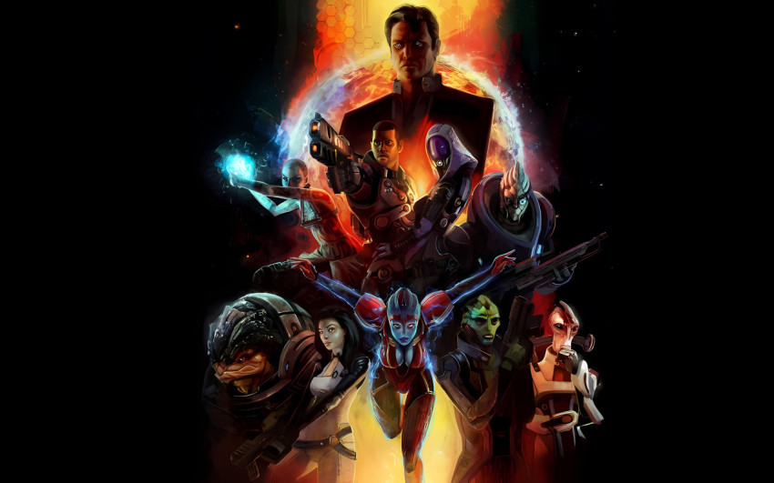 Sleek Mass Effect 4K PC Art