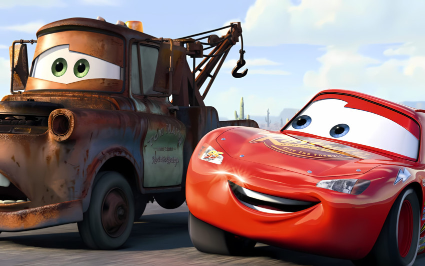 Lightning McQueen Red Desktop Wall