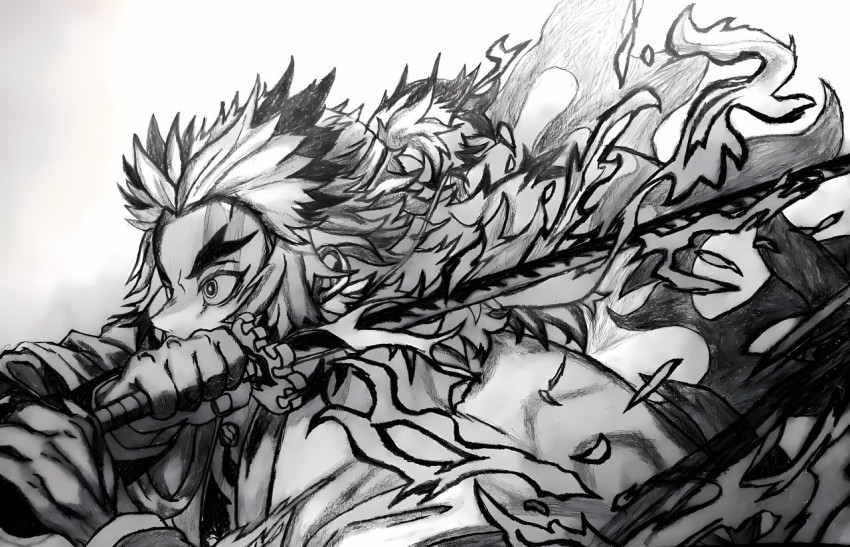 Intense Flame Rengoku Wallpaper