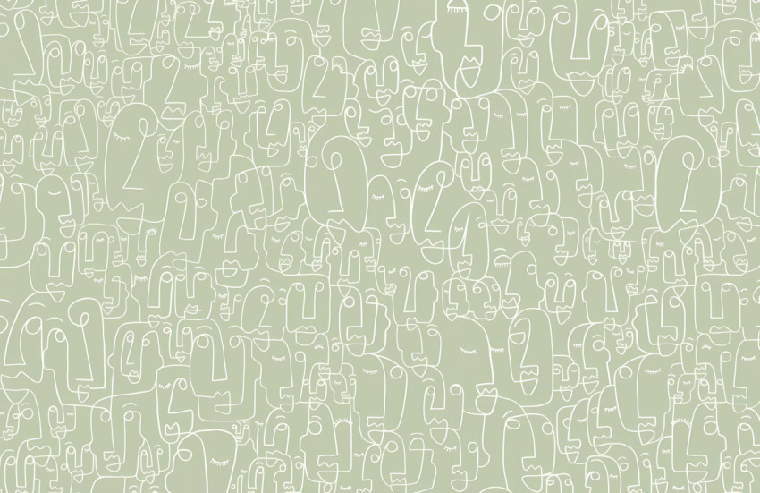 Muted Sage Green Minimalist Background