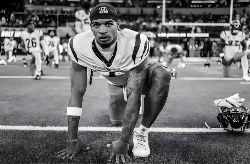 Best Ja'Marr Chase Desktop Background for NFL Fan