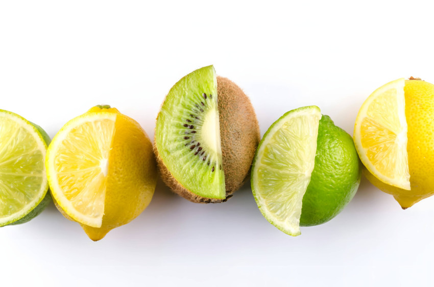 White Background Lemon Desktop Wallpaper