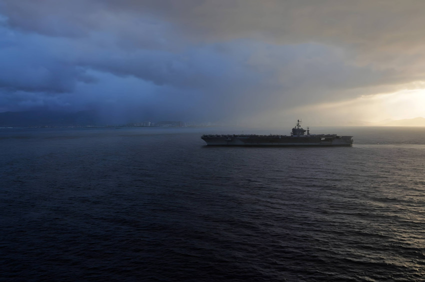 Beautiful Navy Ocean Scene for Your Desktop