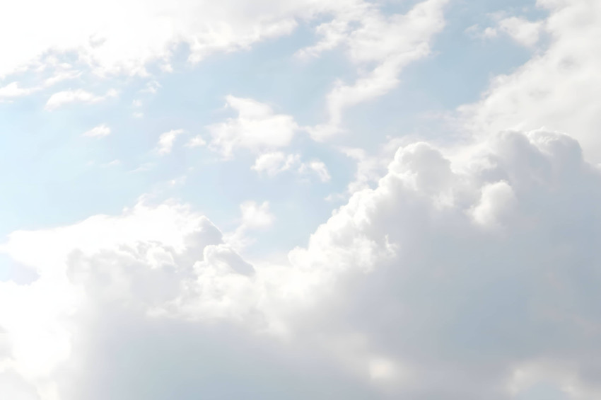 White Cloudy Sky  Desktop Wallpaper