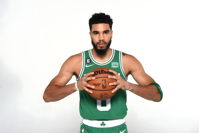 Desktop Shot of Jayson Tatum Focused