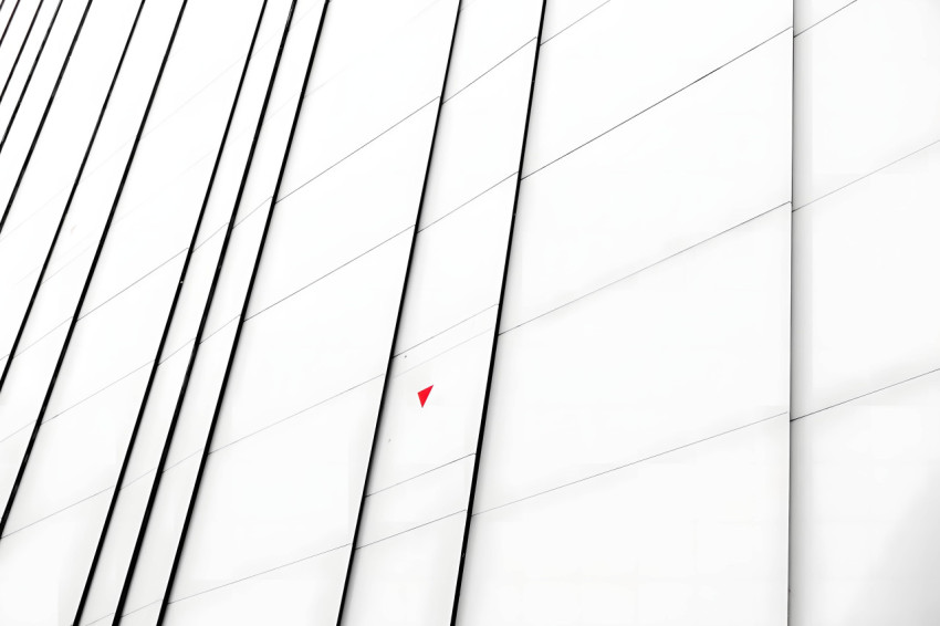 White Abstract Grid Pattern Desktop Wallpaper