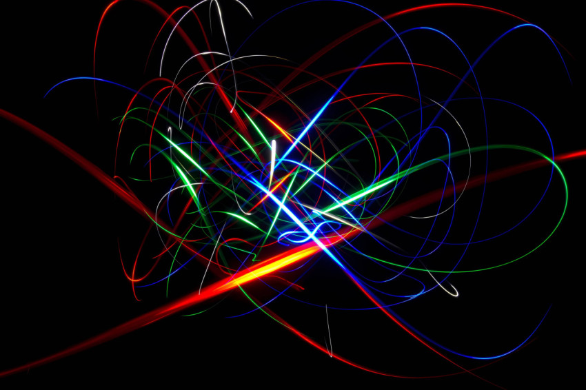 Colorful Neon Lights Background For Desktop