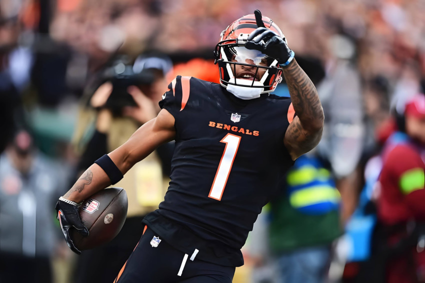 Ja'Marr Chase Desktop Image for a Bold Look