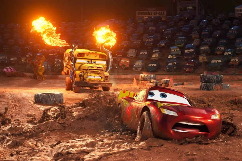Lightning McQueen Red Landscape Photo