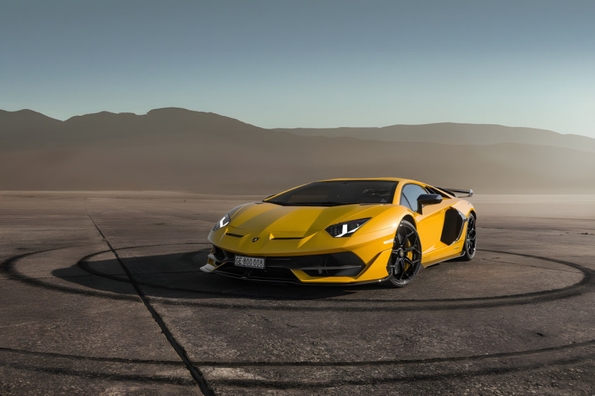 Yellow Lamborghini Car 4K Image