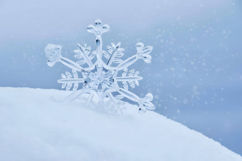 Snowflake Ice Magic Wallpaper
