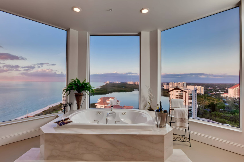 Stunning Bathroom Desktop Image in 4K Resolution