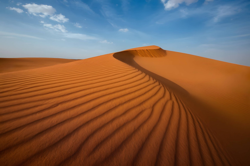 Endless Desert Sand Dune Wallpaper for PC