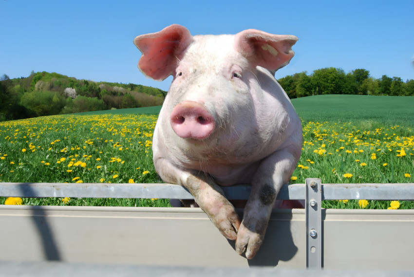 Goofy Ahh Pig Computer Background for Every Screen 4K