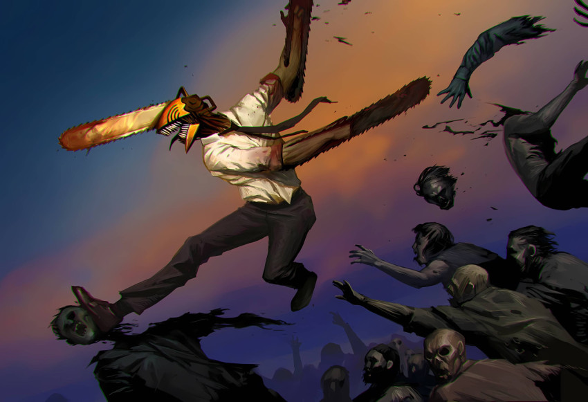 Stunning Chainsaw Wallpaper for Rugged Fan 4K