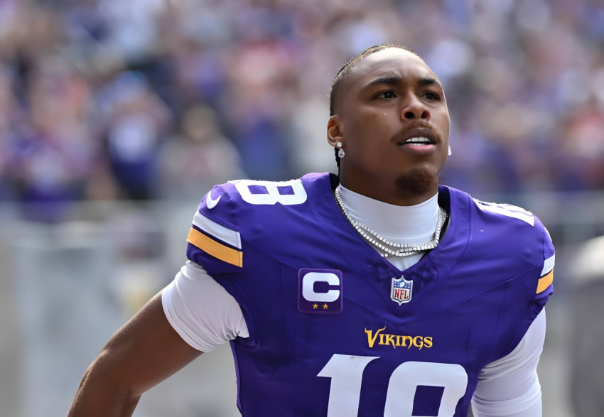 Stunning Justin Jefferson Wallpaper 4K for Computer