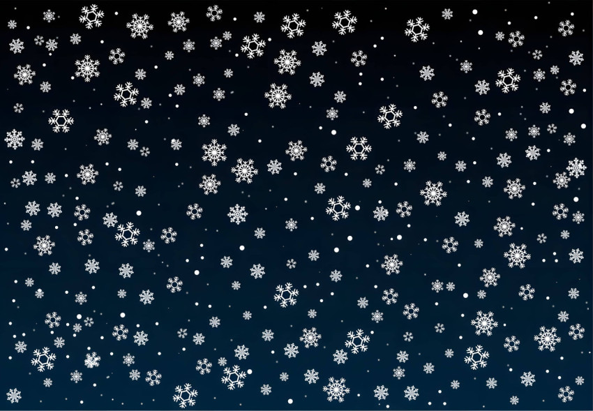 Winter Snowflake Glow Photo