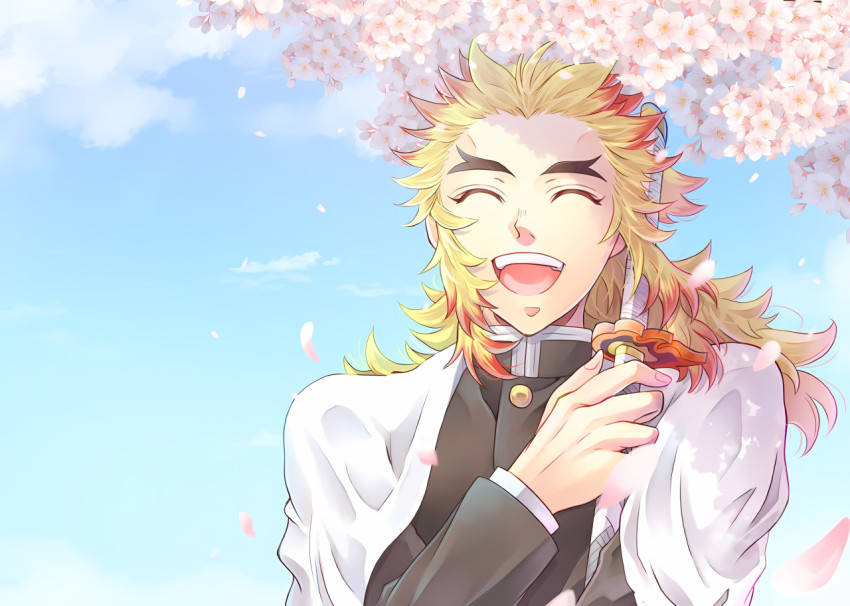 Calm Rengoku Flame Wallpaper PC