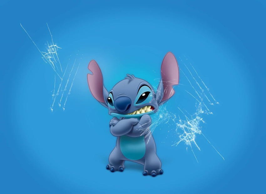 Cute Angry Stitch Wallpaper for Your Desktop 4K