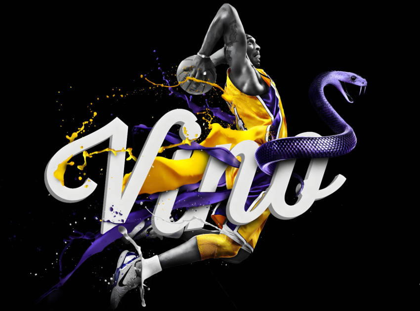 4K Kobe Bryant Action Wallpaper for Desktops