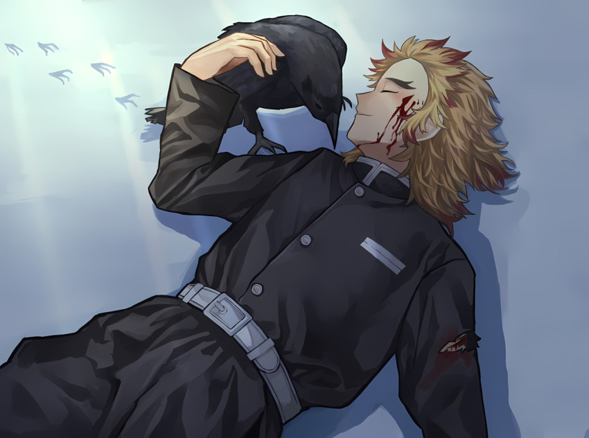 Fierce Rengoku Close Up Wallpaper