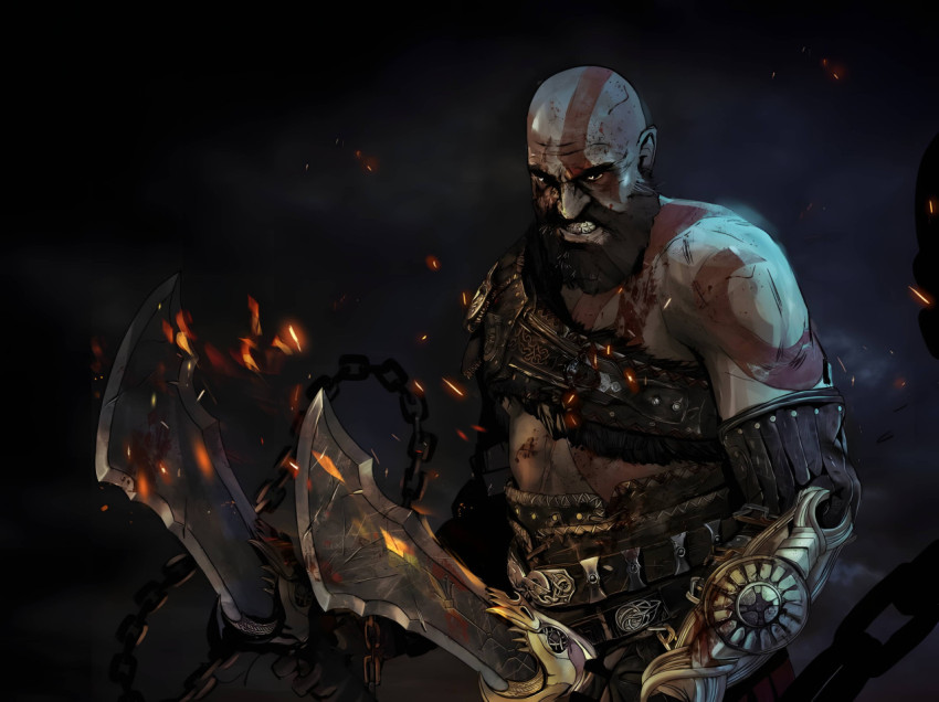 Amazing God of War Character Desktop Wallpaper for Fans