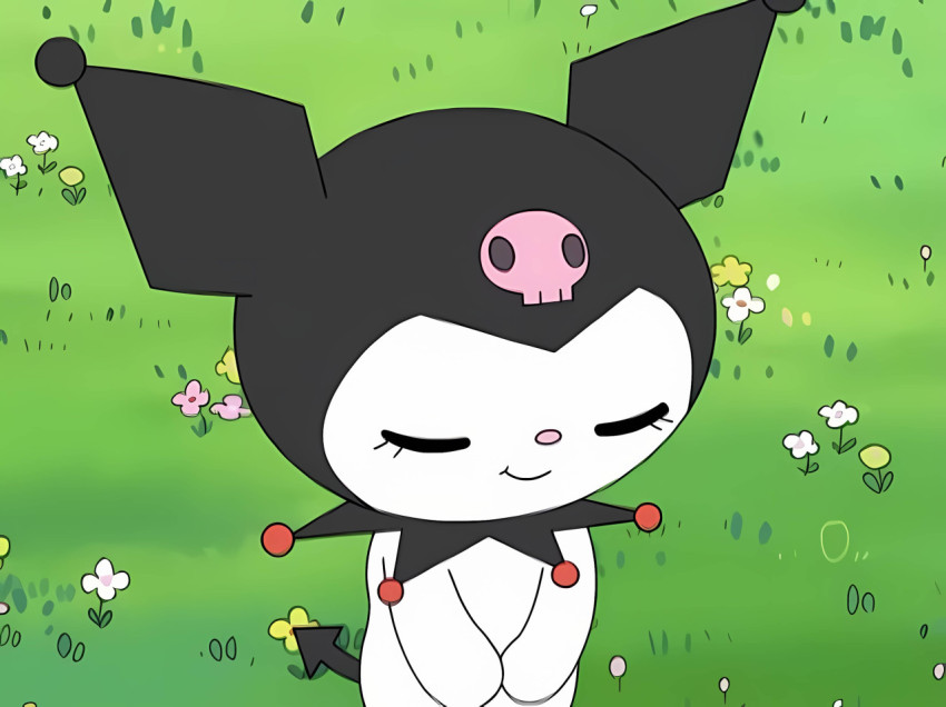 Kuromi Girly Aesthetic PC Wallpaper