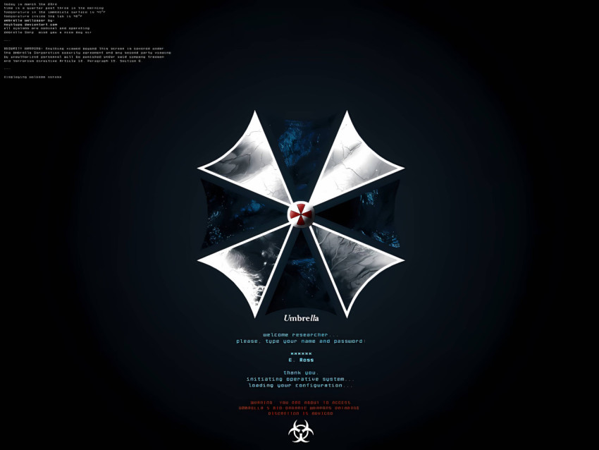 Resident Evil Umbrella Corp 4K Wallpaper