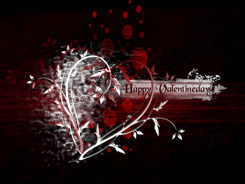 Heart Confetti Desktop Image