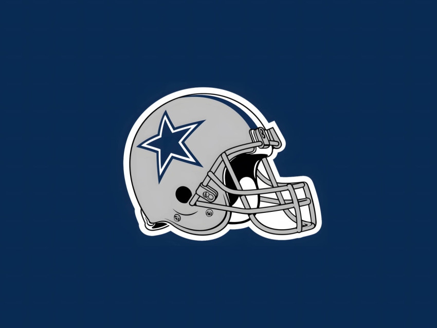 Dallas Cowboys 4K Helmet Wallpaper for Fans