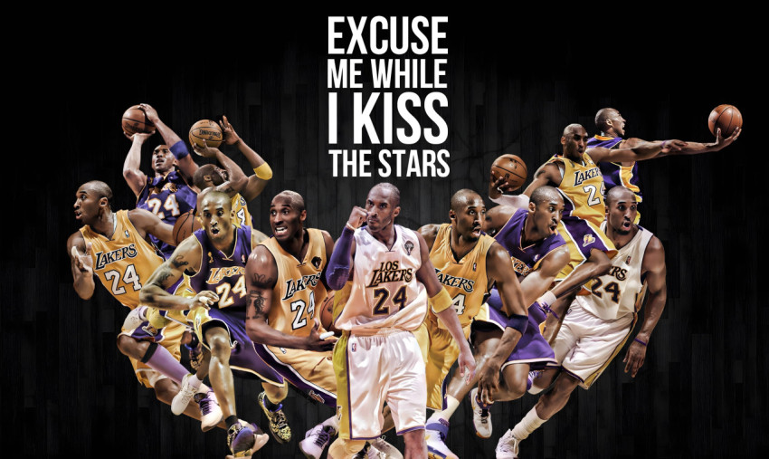 Kobe Bryant Championship Desktop Background 4K