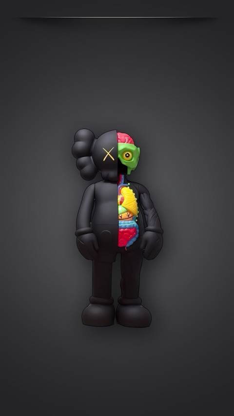 Download Stunning KAWS 4K Art Wallpaper for Mobile Device