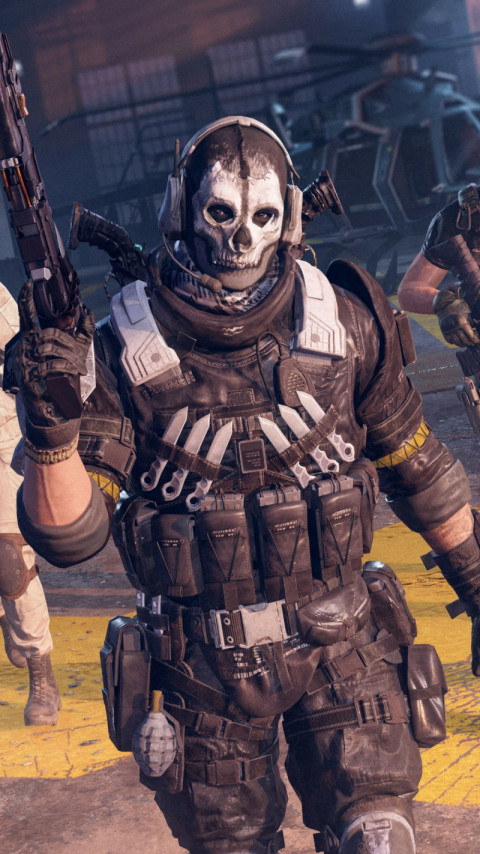 Simon Ghost Riley COD MW 4K Picture