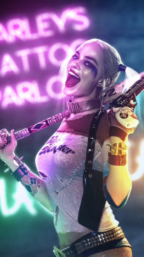 Harley Quinn Mobile Photo in 4K to Enjoy