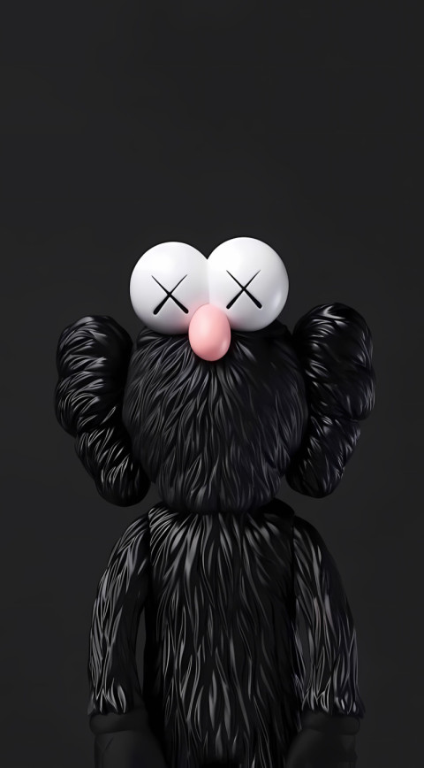 Download KAWS Picture Unique 4K Art Wallpaper