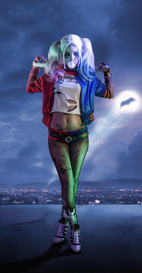 Unique Harley Quinn Mobile Wallpaper for Your Smartphone