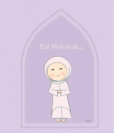Eid Mubarak Peaceful Prayers Mobile Image