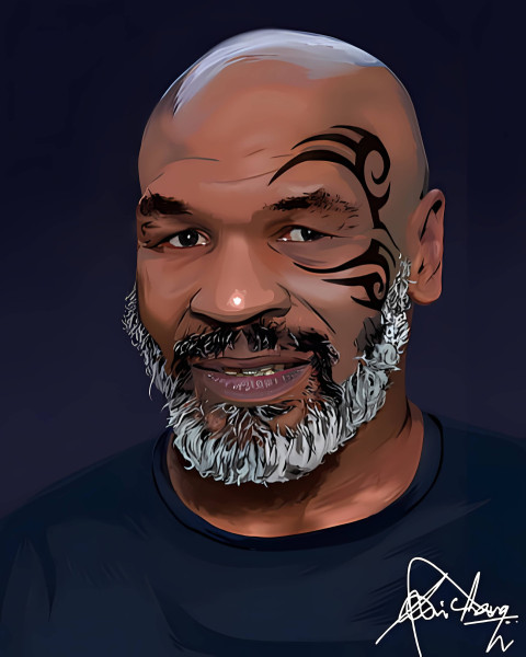 Mike Tyson Digital Art Wallpaper