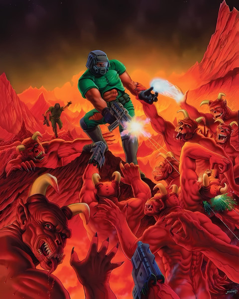 Doom Eternal 4K Mobile Wallpaper